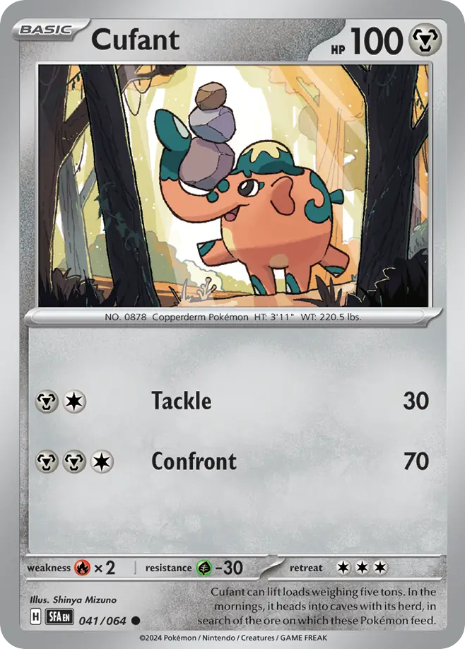 Cufant (41/64) - Shrouded Fable Pokémon Card