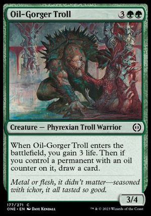 Oil-Gorger Troll (Phyrexia: All Will Be One)