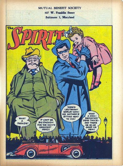 Spirit Section #1/14/1945 Comic