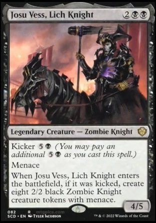 Josu Vess, Lich Knight (Starter Commander Decks) Trading Card