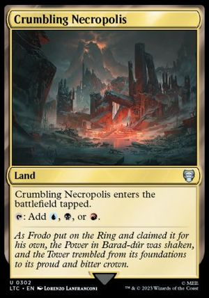 Crumbling Necropolis (The Lord of the Rings Commander Decks)