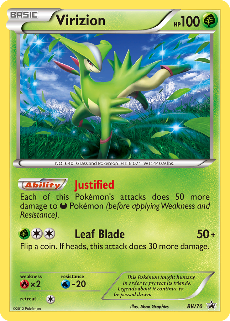 Virizion Pokémon Card