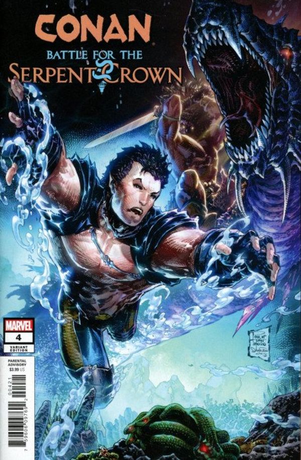Conan: Battle for the Serpent Crown #4 (Tan Variant)