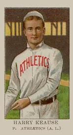 Harry Krause 1909 American Caramel (E91-B) Sports Card