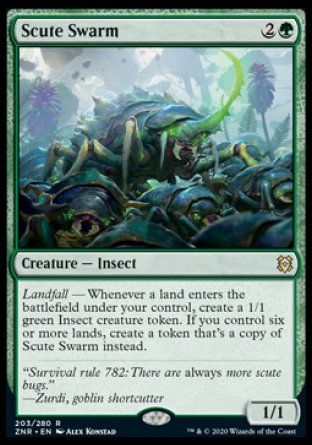 Scute Swarm (Zendikar Rising) Trading Card