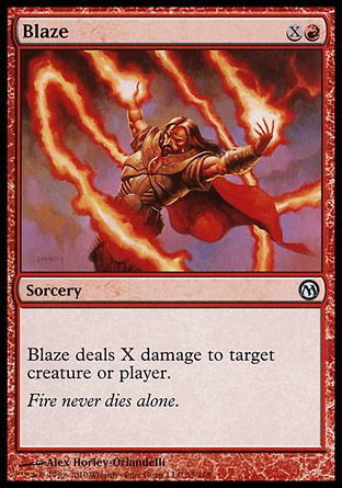 Blaze (Duels of the Planeswalkers) Trading Card