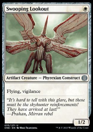 Swooping Lookout (Phyrexia: All Will Be One) Trading Card