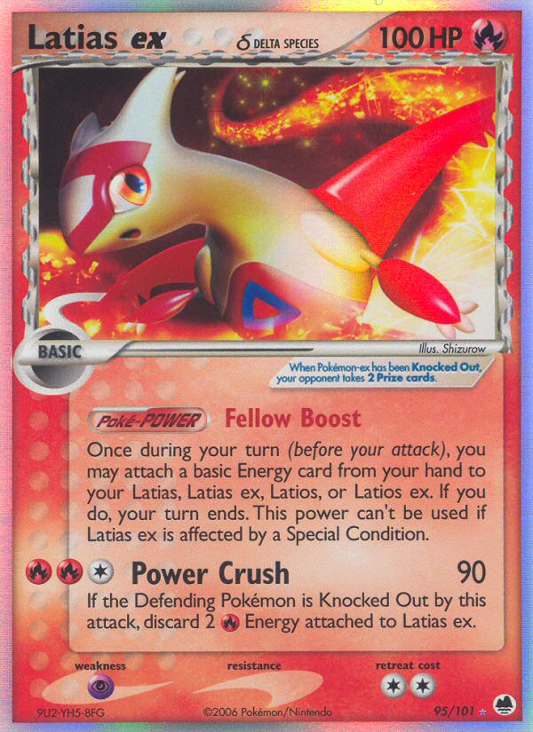 Latias ex δ ex (95/101) - Dragon Frontiers Pokémon Card