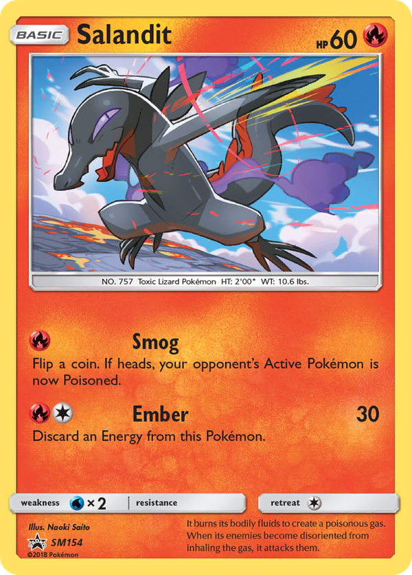 Salandit (SM154) - SM Black Star Promos