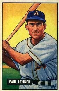 Paul Lehner 1951 Bowman #8 Sports Card