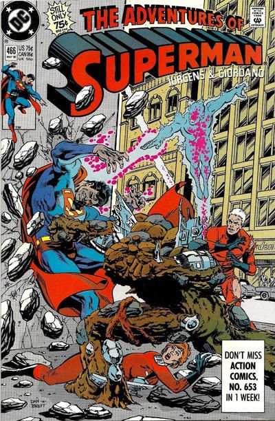 Adventures of Superman #466 Comic