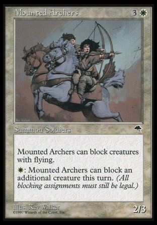 Mounted Archers (Tempest) Trading Card