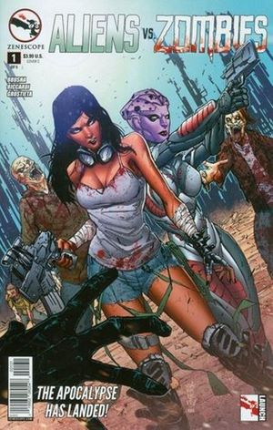 Aliens Vs Zombies #1 (C Cover Cafaro)