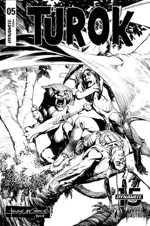Turok #5 (10 Copy Morales B&W Cover)
