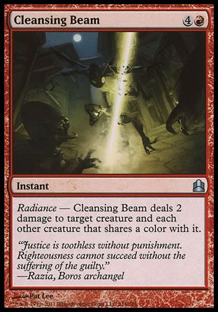 Cleansing Beam (MTG Commander) Trading Card