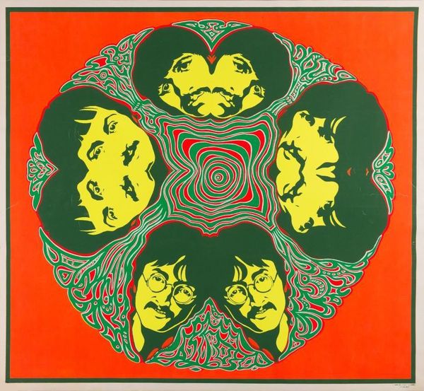 The Beatles Headshop Poster 1967