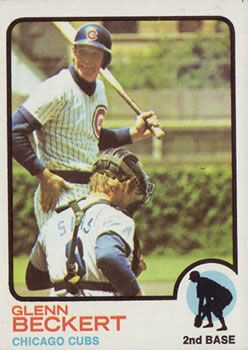 Glenn Beckert autographed baseball card (Chicago Cubs) 1971 Topps #390