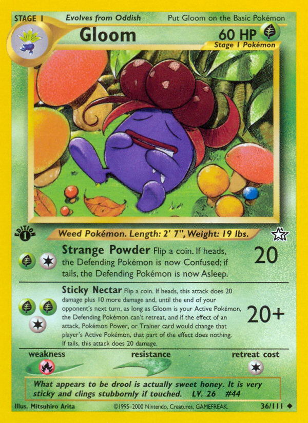 Gloom (36/111) - Neo Genesis Pokémon Card