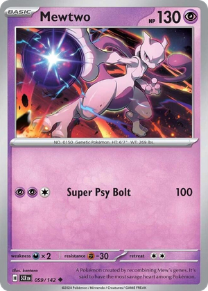 Mewtwo (59/142) - Stellar Crown