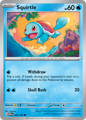 Squirtle (7/165) - 151