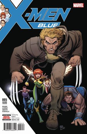X-Men: Blue #5 (2nd Printing)