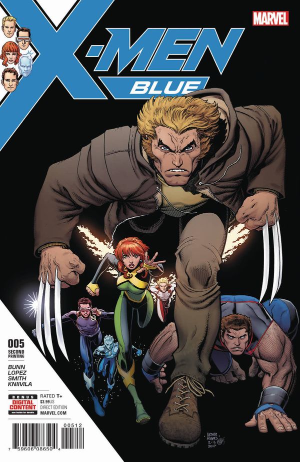 X-Men: Blue #5 (2nd Printing)
