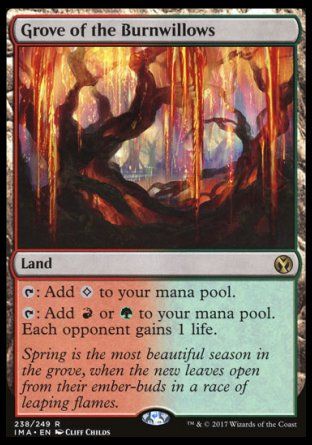 Grove of the Burnwillows (Iconic Masters) Trading Card