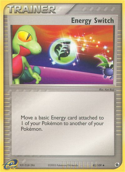 Energy Switch (Trainer: Item) (82/109) - Ruby & Sapphire Pokémon Card