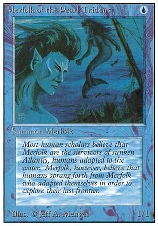 Merfolk of the Pearl Trident (Unlimited) Trading Card