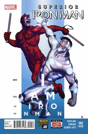 Superior Iron Man #2 (Mike Choi 2nd Printing Variant Cover)