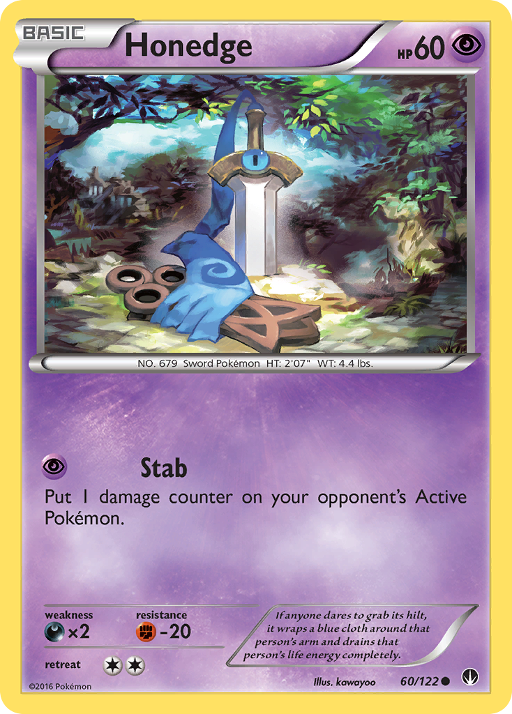 Honedge (60/122) - BREAKpoint Pokémon Card