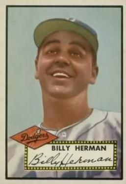 Billy Herman 1952 Topps #394 Sports Card