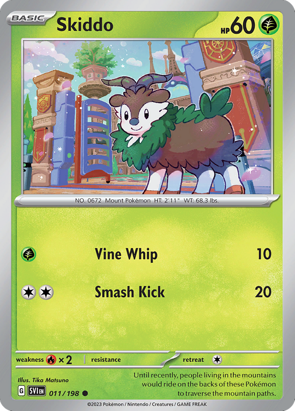 Skiddo (11/198) - Scarlet & Violet