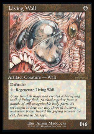 Living Wall (Magic 30th Anniversary Edition - Old Frame) Trading Card