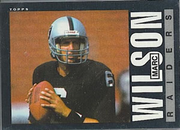 Marc Wilson 1985 Topps #299