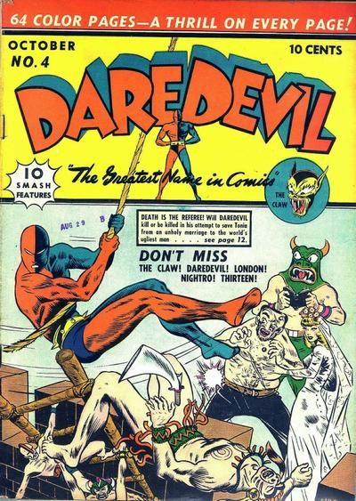 Daredevil Comics #4 Comic