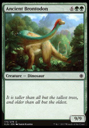 Ancient Brontodon (Ixalan) Trading Card