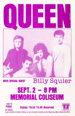 Queen Memorial Coliseum 1982