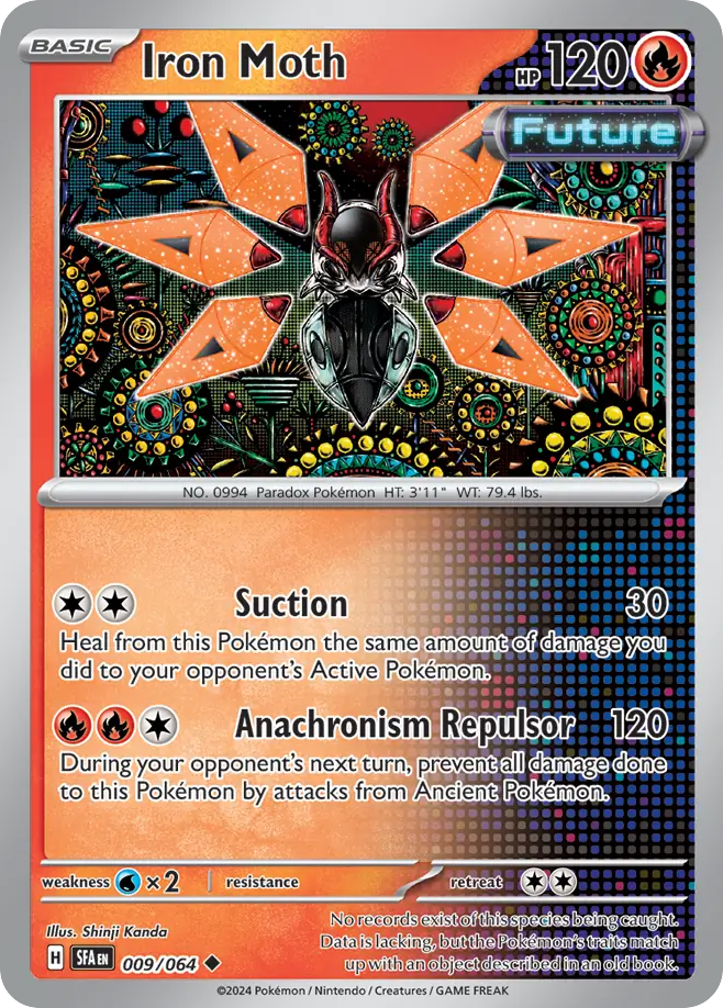 Iron Moth (9/64) - Shrouded Fable Pokémon Card