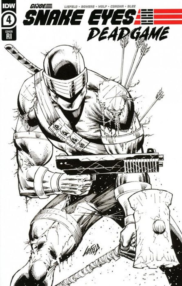Snake Eyes: Deadgame #4 (10 Copy Cover Variant Liefield)