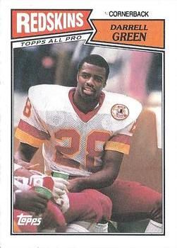 Darrell Green 1987 Topps #77 Sports Card