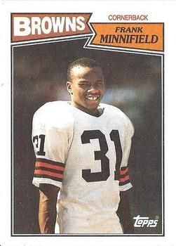 Frank Minnifield 1987 Topps #92 Sports Card