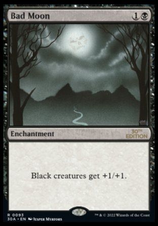 Bad Moon (Magic 30th Anniversary Edition) Trading Card