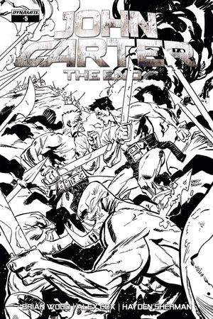 John Carter The End #5 (Cover C 10 Copy Brown B&w Cover)