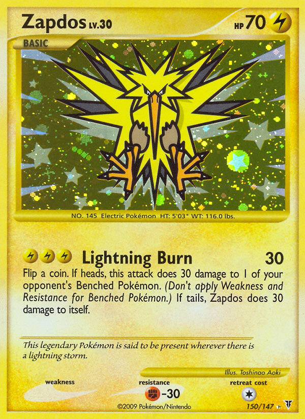 Zapdos (150/147) - Supreme Victors Pokémon Card