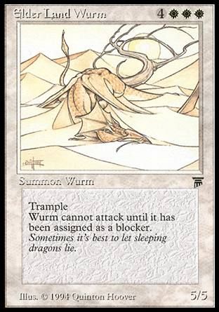 Elder Land Wurm (Legends) Trading Card