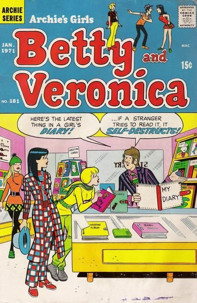 Archie's Girls Betty and Veronica #181 Comic