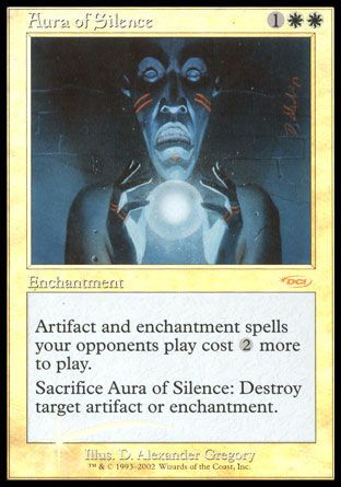 Aura of Silence (FNM Promos) Trading Card