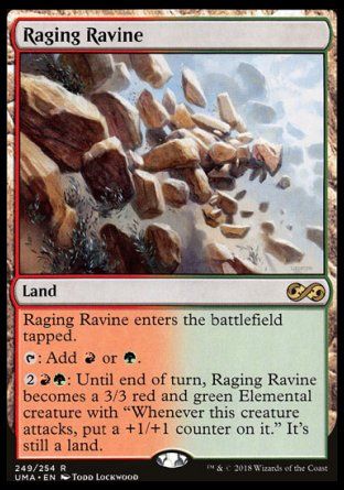 Raging Ravine (Ultimate Masters) Trading Card