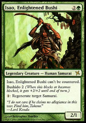 Isao, Enlightened Bushi (Betrayers of Kamigawa)